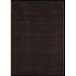 Couristan Recife Saddlestitch Black-Cocoa Rug 2' x 3'7"