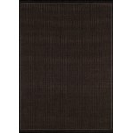 Couristan Recife Saddlestitch Black-Cocoa Square Rug 7\'6" x 7\'6"