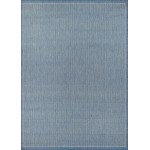 Couristan Recife Saddlestitch Champagne-Blue Rug 2' x 3'7"