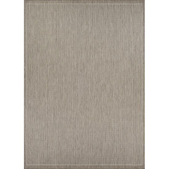 Couristan Recife Saddlestitch Champagne-Taupe Rug 2' x 3'7"