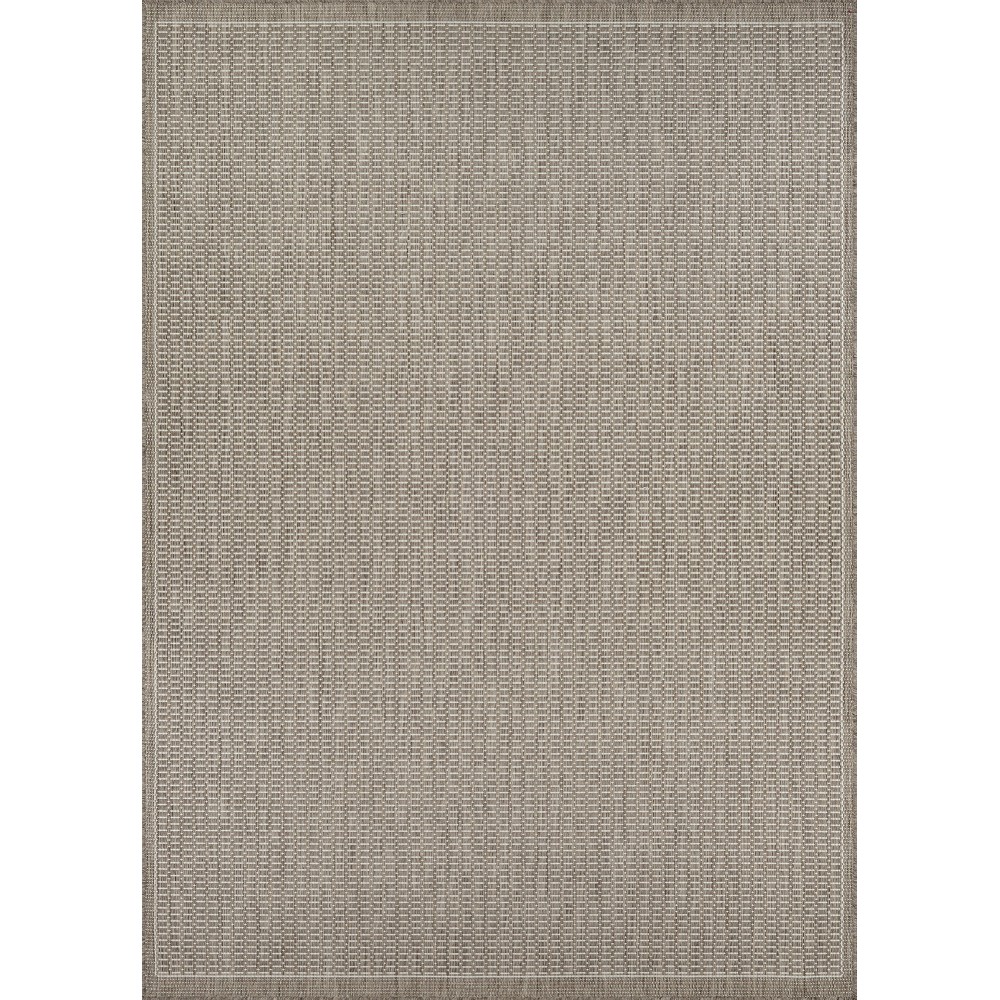 Couristan Recife Saddlestitch Champagne-Taupe Rug 2' x 3'7"