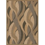 Couristan Recife Seagrass Natural-Black Round Rug 8\'6" x 8\'6"