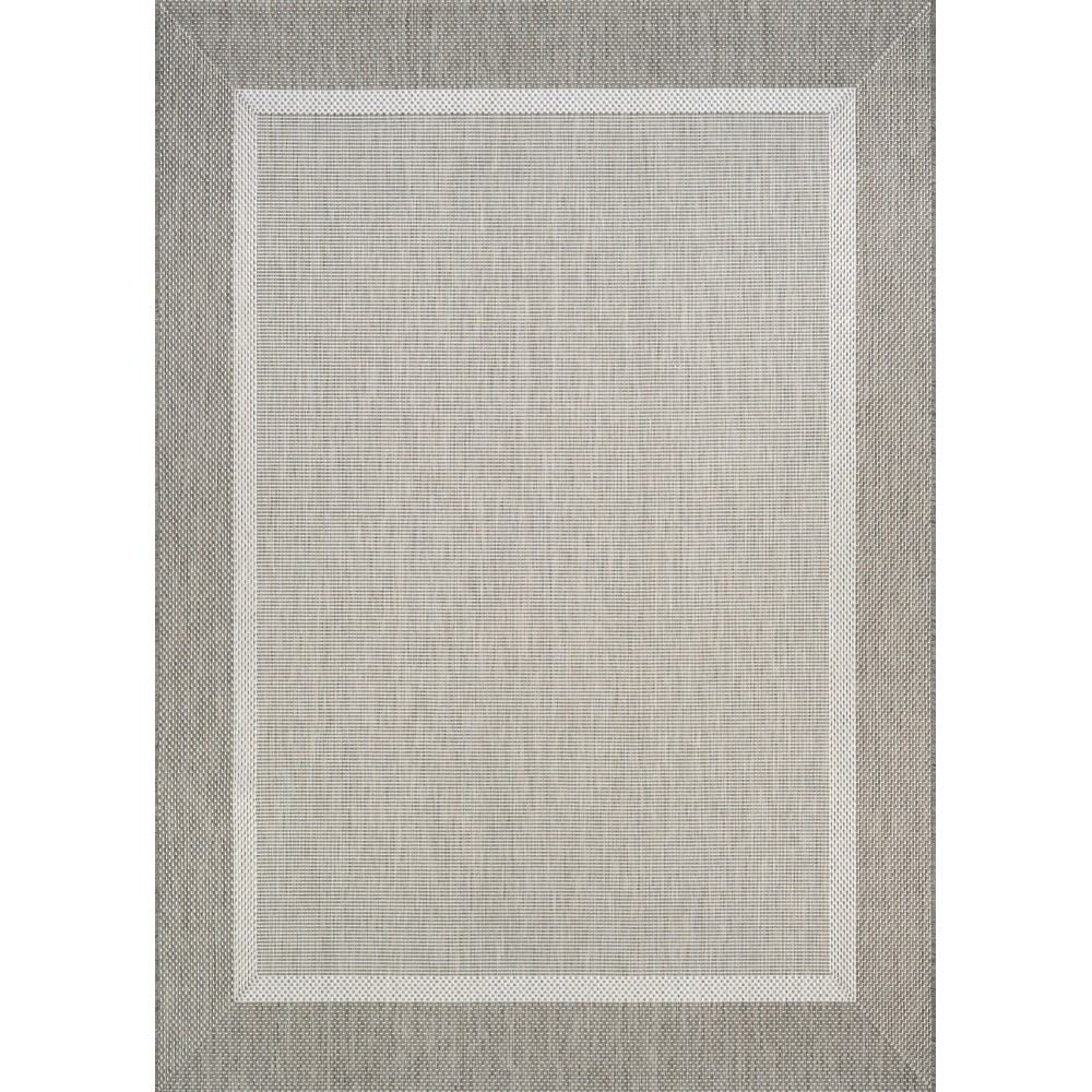 Couristan Recife Stria Texture Champagne-Taupe Square Rug 7'6" x 7'6"