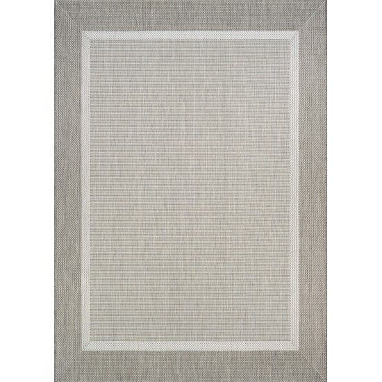 Couristan Recife Stria Texture Champagne-Taupe Runner Rug 2'3" x 11'9"