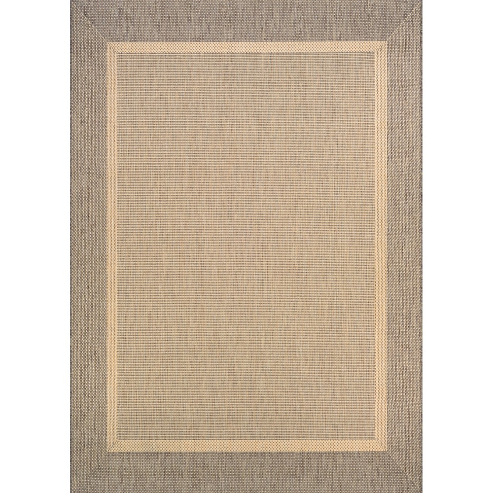 Couristan Recife Stria Texture Natural-Coffee Rug 2' x 3'7"