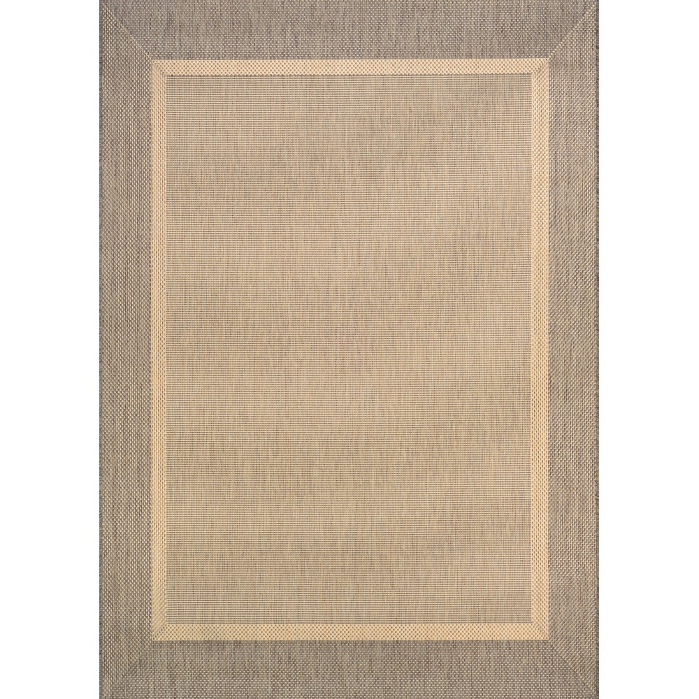 Couristan Recife Stria Texture Natural-Coffee Rug 5'10" x 9'2"