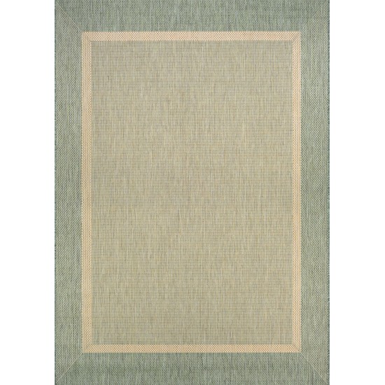 Couristan Recife Stria Texture Natural-Green Rug 2' x 3'7"