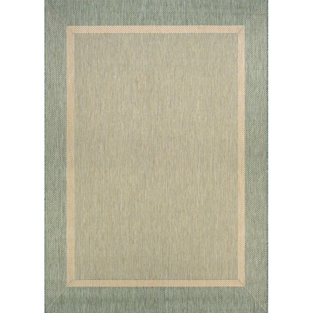 Couristan Recife Stria Texture Natural-Green Rug 3'9" x 5'5"