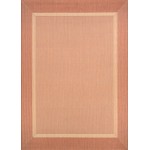 Couristan Recife Stria Texture Natural-Terra Cotta Rug 2' x 3'7"