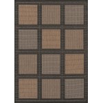 Couristan Recife Summit Cocoa-Black Rug 2' x 3'7"