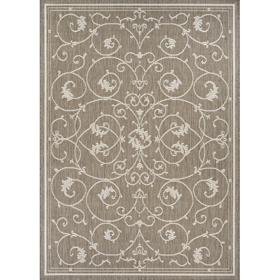 Couristan Recife Veranda Champagne-Taupe Rug 2' x 3'7"