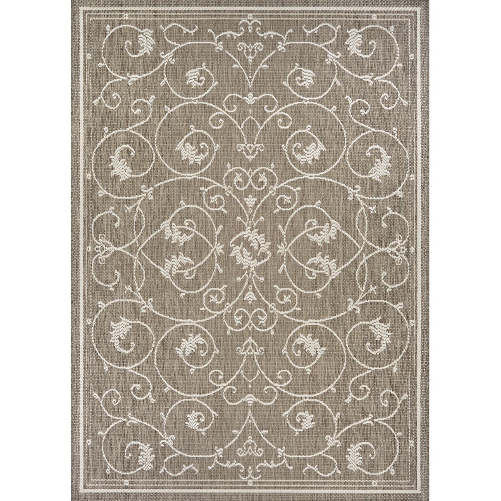 Couristan Recife Veranda Champagne-Taupe Rug 5'3" x 7'6"