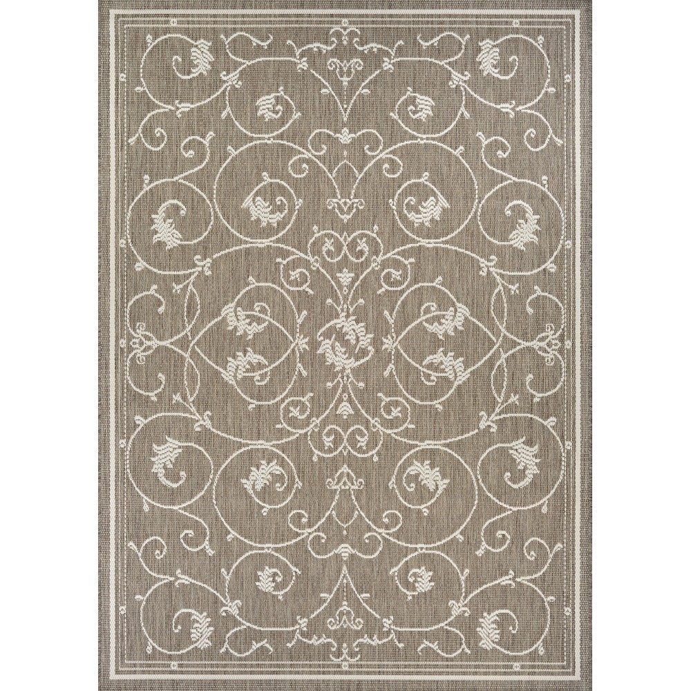 Couristan Recife Veranda Champagne-Taupe Rug 5'10" x 9'2"