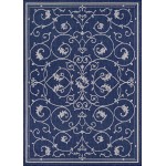 Couristan Recife Veranda Ivory-Indigo Rug 2\' x 3\'7"