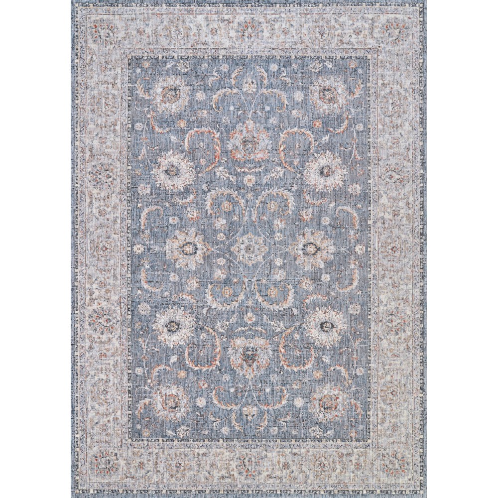 Couristan Savoy Lamar Slate Blue Rug 7'10" x 10'5"