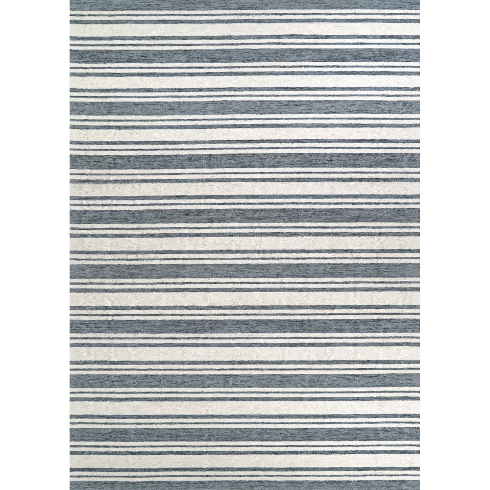 Couristan Scandia Bayadere Blue-Ivory Rug 5' x 8'