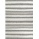 Couristan Scandia Bayadere Grey-Ivory Rug 6\' x 9\'