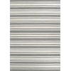 Couristan Scandia Bayadere Grey-Ivory Rug 6' x 9'
