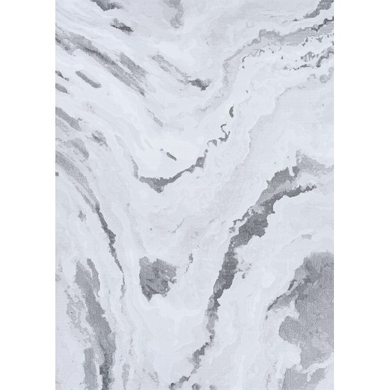 Couristan Serenity Abstract Marble Opal-Mushroom Rug 2' x 3'11"