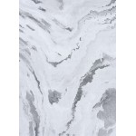 Couristan Serenity Abstract Marble Opal-Mushroom Rug 3'11" x 5'6"