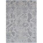 Couristan Siena Inverno Grey-Ivory Runner Rug 2'7" x 7'2"