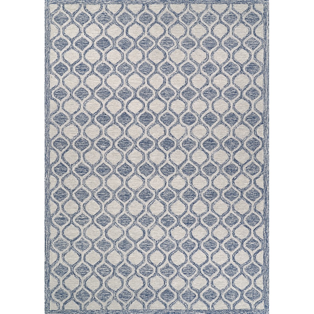 Couristan Silverthorne Mosaic Indigo Rug 6' x 9'