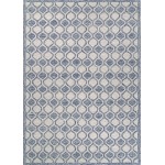 Couristan Silverthorne Mosaic Indigo Rug 6' x 9'