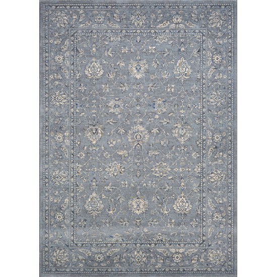 Couristan Sultan Treasures All Over Mashhad Slate Blue Rug 2' x 3'7"