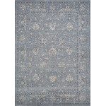 Couristan Sultan Treasures All Over Mashhad Slate Blue Rug 5'3" x 7'6"