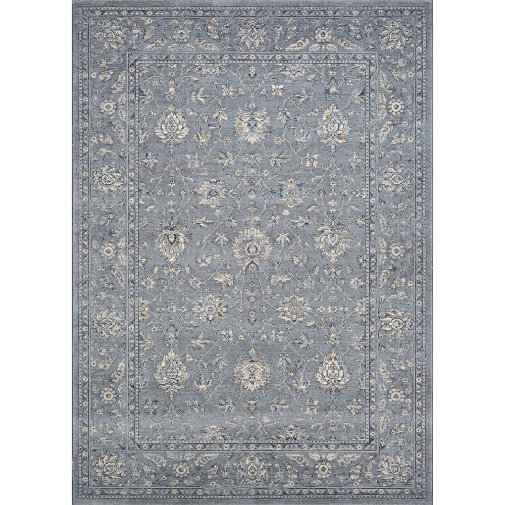 Couristan Sultan Treasures All Over Mashhad Slate Blue Rug 6'6" x 9'6"