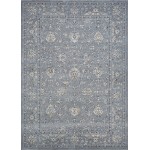 Couristan Sultan Treasures All Over Mashhad Slate Blue Rug 6'6" x 9'6"