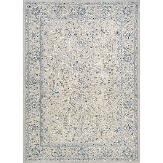 Couristan Sultan Treasures Floral Yazd Grey Rug 2' x 3'7"