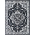 Couristan Sultan Treasures Harish Charcoal Rug 2' x 3'7"