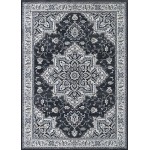 Couristan Sultan Treasures Harish Charcoal Rug 5'3" x 7'6"