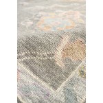 Pasargad Home Oushak Collection Silver Wool Area Rug 11'9" X 15'1"
