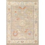 Pasargad Home Oushak Collection Beige Wool Area Rug 11'9" X 14'10"