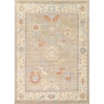 Pasargad Home Oushak Collection Beige Wool Area Rug 9'10" X 14'0"