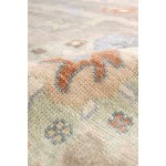 Pasargad Home Oushak Collection Beige Wool Area Rug 9'10" X 14'0"