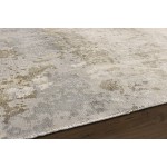 Pasargad Home Beverly Collection Silver Bamboo Silk Area Rug 6'0" X 9'0"