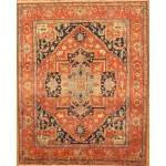 Pasargad Home Serapi Collection Rust Wool Area Rug 5'9" X 9'5"