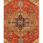 Pasargad Home Serapi Collection Rust Wool Area Rug 6'0" X 9'0"