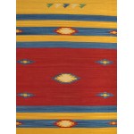 Pasargad Home Anatolian Collection Multi Cotton Area Rug 6'0" X 6'0"