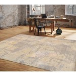 Pasargad Home Modern Collection Beige Silk & Wool Area Rug 12'6" X 15'7"