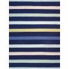 Pasargad Home Hampton Collection Blue Polypropylene Area Rug 7'9" X 9'9"