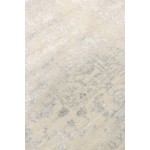 Pasargad Home Transitional Collection Ivory Bamboo Silk & Wool Rug 4'0" X 6'1"