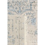 Pasargad Home Transitional Collection Silver Bamboo Silk & Wool Rug 5'9" X 9'0"