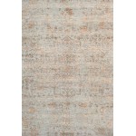 Pasargad Home Transitional Collection Blue Bamboo Silk & Wool Rug 7'9" X 10'0"