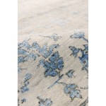 Pasargad Home Transitional Collection Silver Bamboo Silk & Wool Rug 8'5" X 11'8"