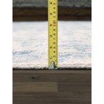 Pasargad Home Transitional Collection Silver Bamboo Silk & Wool Rug 8'5" X 11'8"