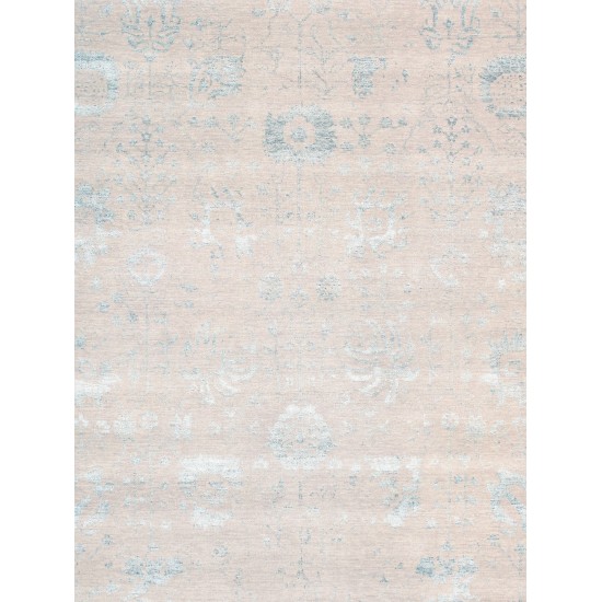 Pasargad Home Transitional Collection Silver Area Rug 8'11" X 11'8"